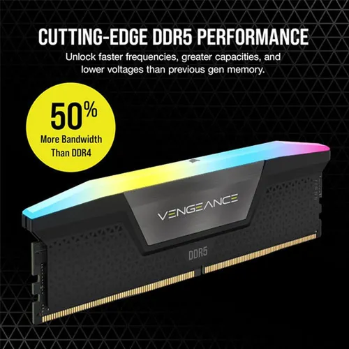 Corsair Vengeance RGB 16GB 1x16GB DDR5 5600MHz DIMM Memory