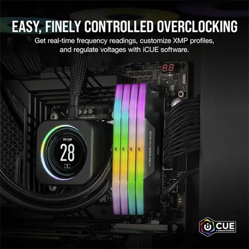 Corsair Vengeance RGB 16GB 1x16GB DDR5 5600MHz DIMM Memory