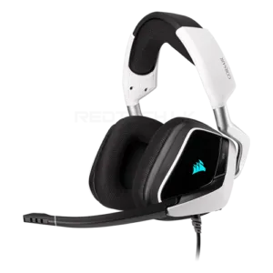Corsair VOID ELITE RGB USB Premium Gaming Headset with 7.1 Surround Sound – White