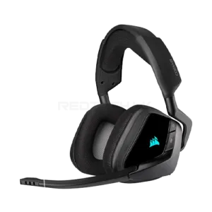  Corsair VOID ELITE RGB Wireless Premium Gaming Headset with 7.1 Surround Sound – Carbon Black