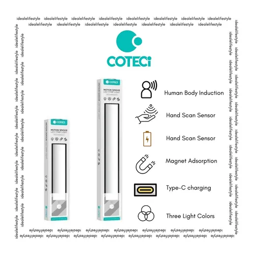 Coteci Motion Sensor 1.5W LED Strip Light