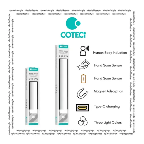 Coteci Motion Sensor 2.5W LED Strip Light