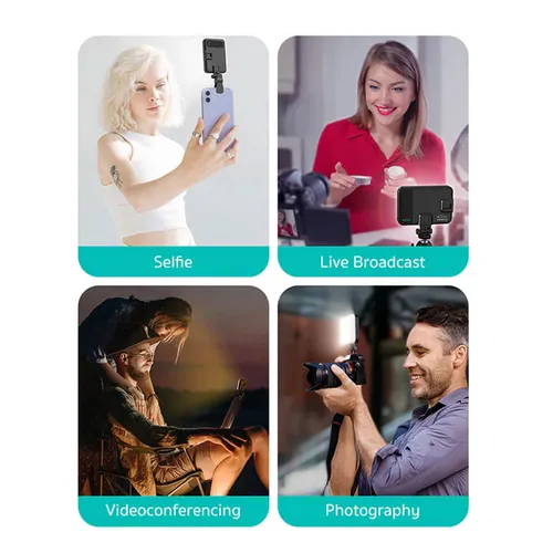 Coteci Portable Tri-color Light Source LED Fill Light