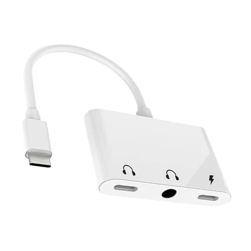 Coteetci 33013 USB-C 3 in 1 Audio Adapter