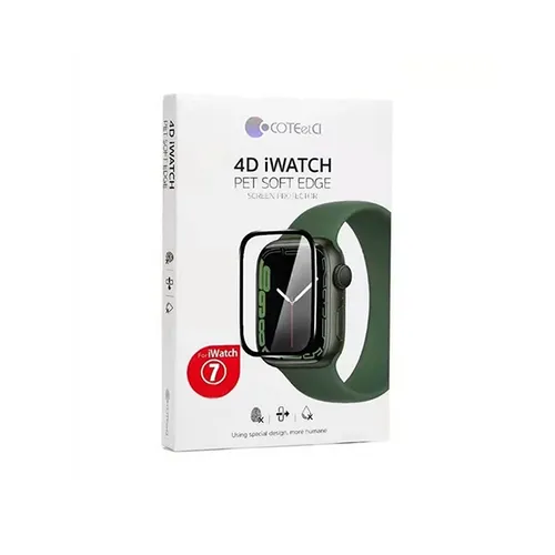COTEetCI 4D Soft Edge Screen Protector for Apple Watch 45mm