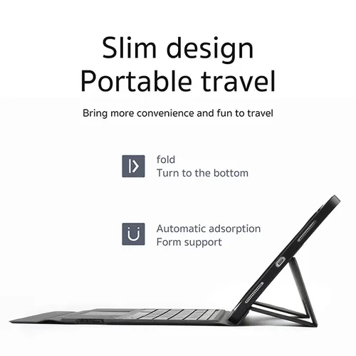 COTEetCI 61012 Slim Pro Backlit Bluetooth Keyboard Case with Touchpad for iPad 8th Gen 10.2-inch