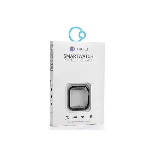 COTEetCI Clear Smart Watch Protective Case for Apple Watch 45mm