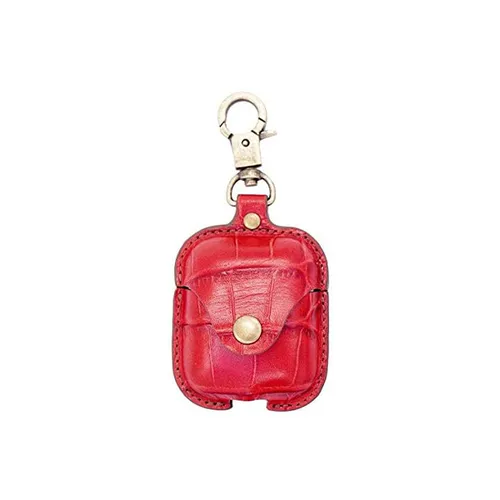 COTEetCI Crocodile Grain Case with Hook for AirPods 2