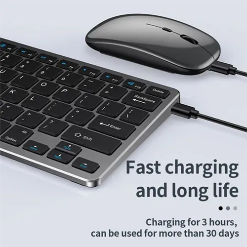 CoTEetCI Dual Mode Bluetooth Wireless Mouse &amp; Keyboard Combo