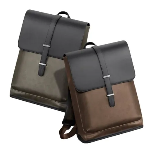 COTEETCI Elegant Series Two Color Backpack Black &amp; Brown