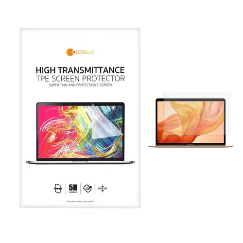 Coteetci High Transmittance Screen Protector for Macbook Air