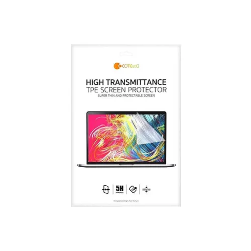 COTEetCI High Transmittance TPE Screen Protector for Macbook Pro 13-inch