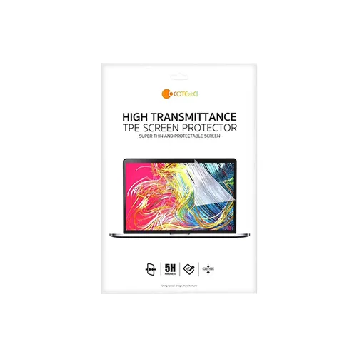 COTEetCI High Transmittance TPE Screen Protector for Macbook Pro 14-inch