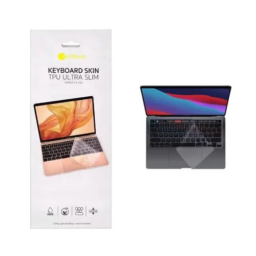Coteetci Keyboard Skin TPU for Macbook Pro