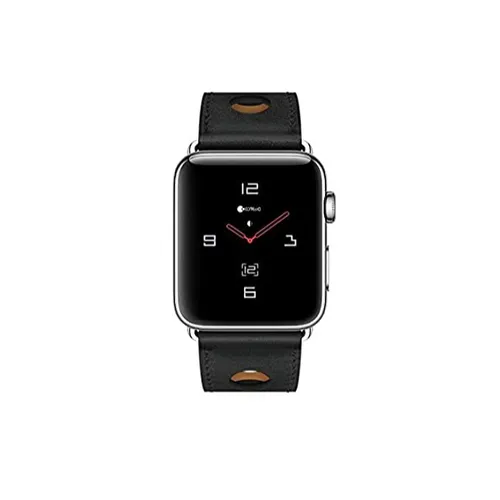 Coteetci Leather Watchband for Apple Watch