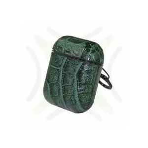 Croco Prints Design PU Leather Protective AirPods Case
