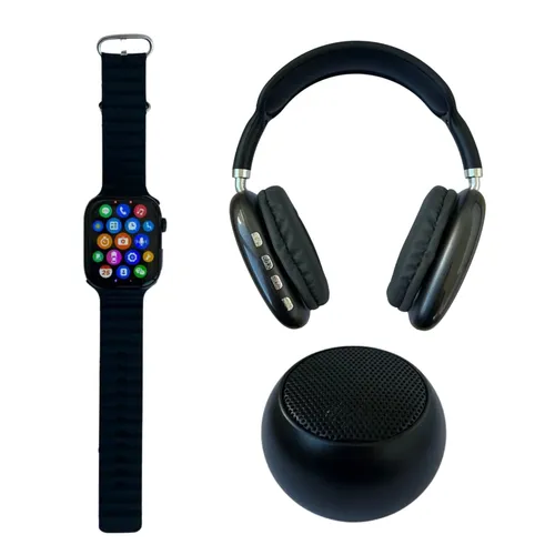 D-P9 5 in 1 Smartwatch Combo With 7 Straps
