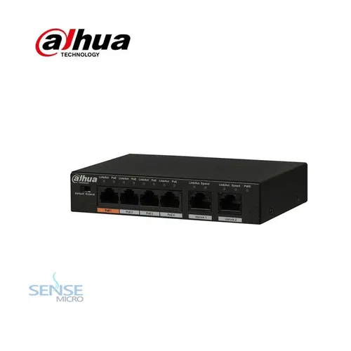 DAHUA DH-PFS3006-4ET-60 4 PORT POE SWITCH (2y)