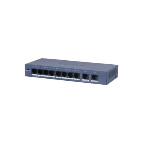 DAHUA DH-S3010-8GT-60 10-PORT UNMANAGED DESKTOP GIGABIT SWITCH WITH 8-PORT PoE(2y)