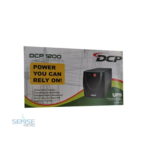 DCP 1200VA UPS (unit 5y/battery 2y)