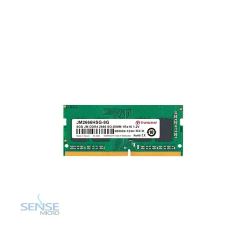 DDR4 MEMORY - TRANSCEND 8GB 2666MHZ NOTEBOOK(JM2666HSG-8G)-(5y)