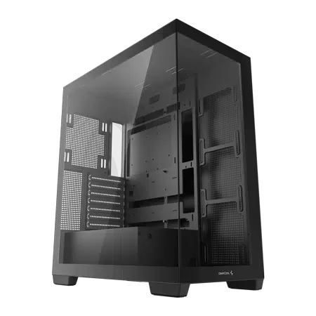 DEEPCOOL CG580 Panoramic Single Chamber ATX Computer Case Black