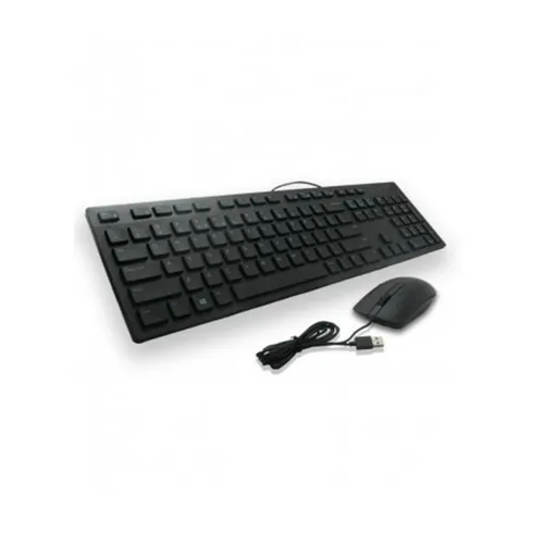 Dell KB216 Multimedia USB Wired Keyboard + Dell MS116 USB Wired Optical Mouse Combo