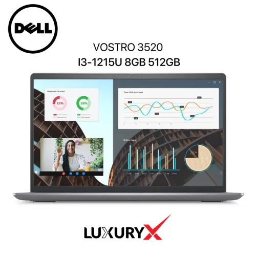 DELL VOSTRO 3520  I3-1215U 8GB 512GB 15.6"FHD