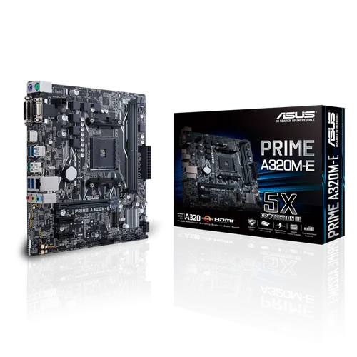 DESKTOP MOTHERBOARD - ASUS PRIME A320M-E AMD DDR4