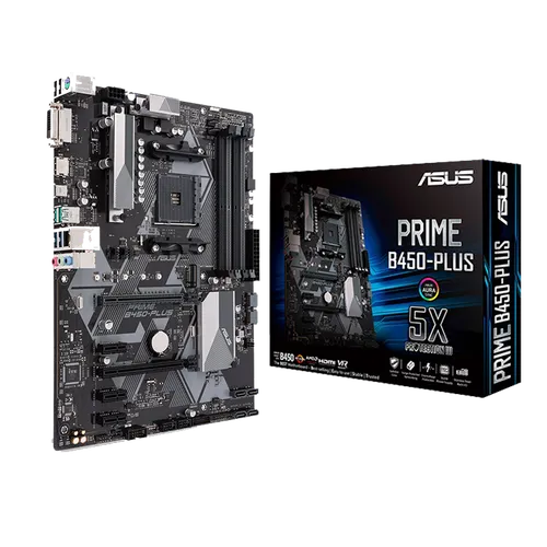 DESKTOP MOTHERBOARD - ASUS PRIME B450-PLUS AMD DDR4