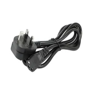 Desktop Power Cable with Fuse – Black