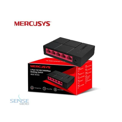 DESKTOP SWITCH - MERCUSYS MS105G 5 PORT 10/1000MBPS