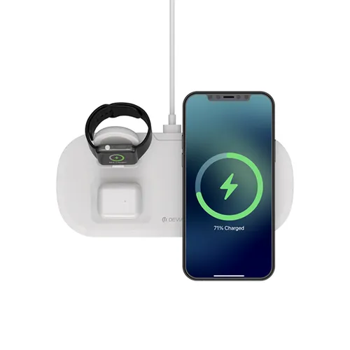 Devia 15W 3 in 1 Wireless Charger