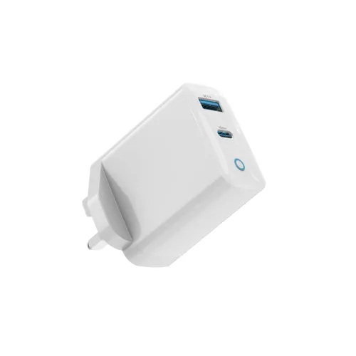 Devia 65W Extreme Speed GaN PD + QC Quick Charger White GeN-006D