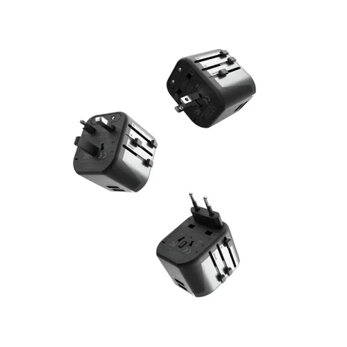 Devia Global Multiple Function Travel Charger Black JY-303B