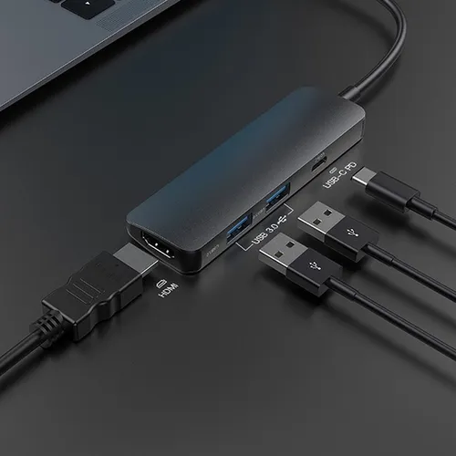 Devia Leopard 4in1 Type-C to HDMI Hub