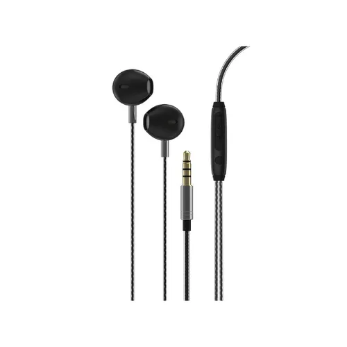 Devia Metal 3.5mm In-ear Wired Earphone Black