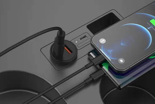 DEVIA Mini PD +QC 3.0 Car Charger Smart Series 20w, 30 Minutes to Charge 50%