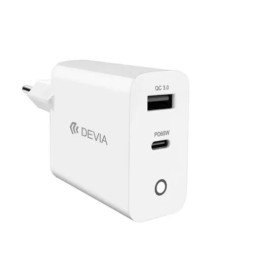 Devia network charger Extreme Speed GaN PD&QC Quick Charger 65W - White