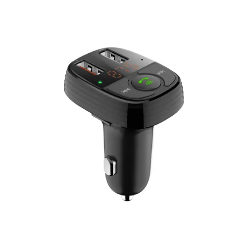 Devia Smart Series FM Transmitter Car Charger Black EA133