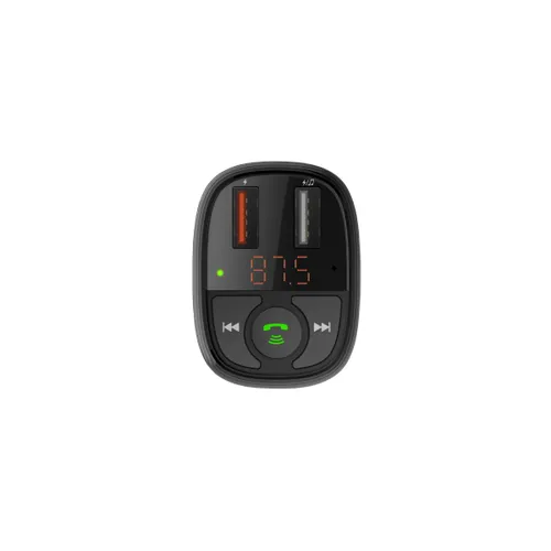 Devia Smart Series FM Transmitter Car Charger Black EA133