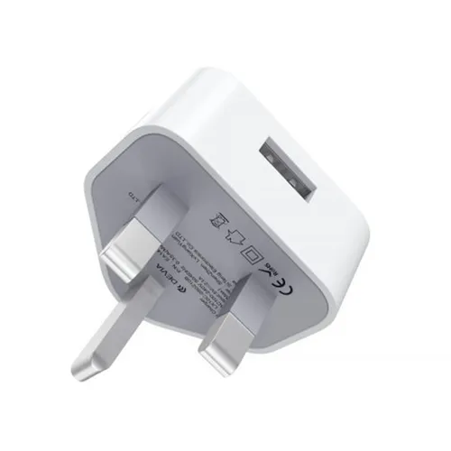 Devia Smart UK 3 Pin Charger Set with USB Type-C Cable