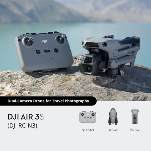 DJI Air 3S Drone with RC-N3 Fly More Combo