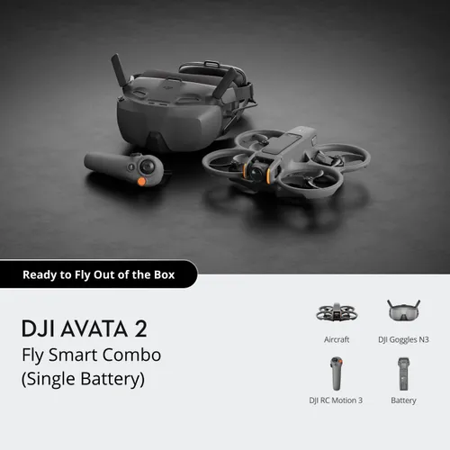 DJI Avata 2 FPV Drone with 1-Battery Fly More Combo