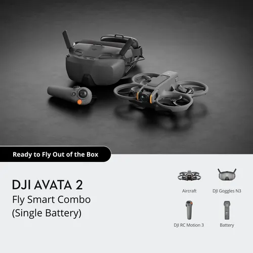 DJI Avata 2 FPV Drone with 1-Battery Fly More Combo