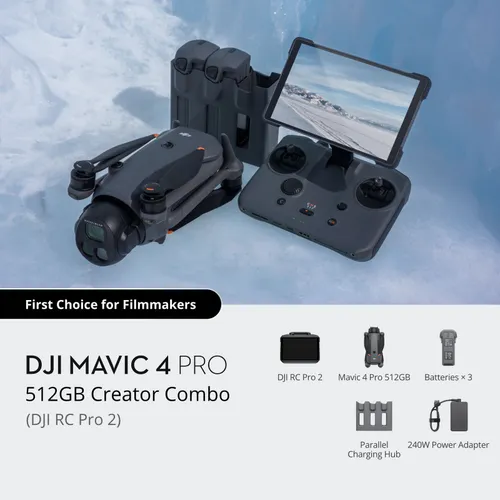 DJI Mavic 4 Pro Drone with 512GB Creator Combo