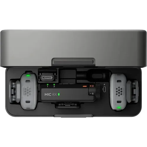 DJI Mic Mini 2 2-Person Wireless Microphone for Camera & Smartphone (2 TX + 1 RX + Charging Case