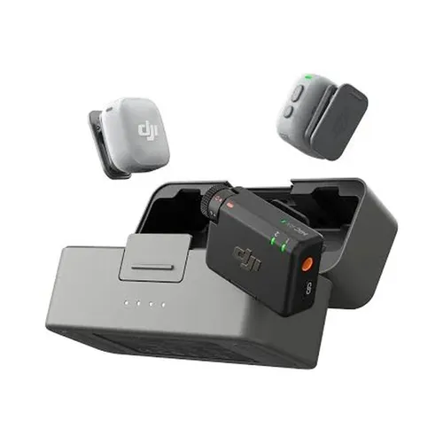 DJI Mic Mini 2 2-Person Wireless Microphone for Camera & Smartphone (2 TX + 1 RX + Charging Case