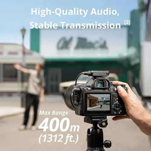 DJI Mic Mini, 2-Person Wireless Microphone for Camera &amp; Smartphone (2 TX + 1 RX + Charging Case)