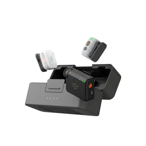 DJI Mic Mini 2S Wireless Microphone Sans Fil (2 TX+1 RX+ Charging Case)